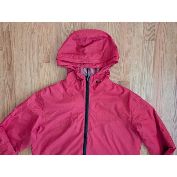 Nike Jacket Mens M Zip Windbreaker Mesh Lined Hooded Sportswear Grey Tag VTG - Picture 3 of 9